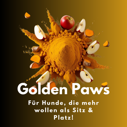 Golden Paws - Hundekekse mit Kurkuma und Apfel